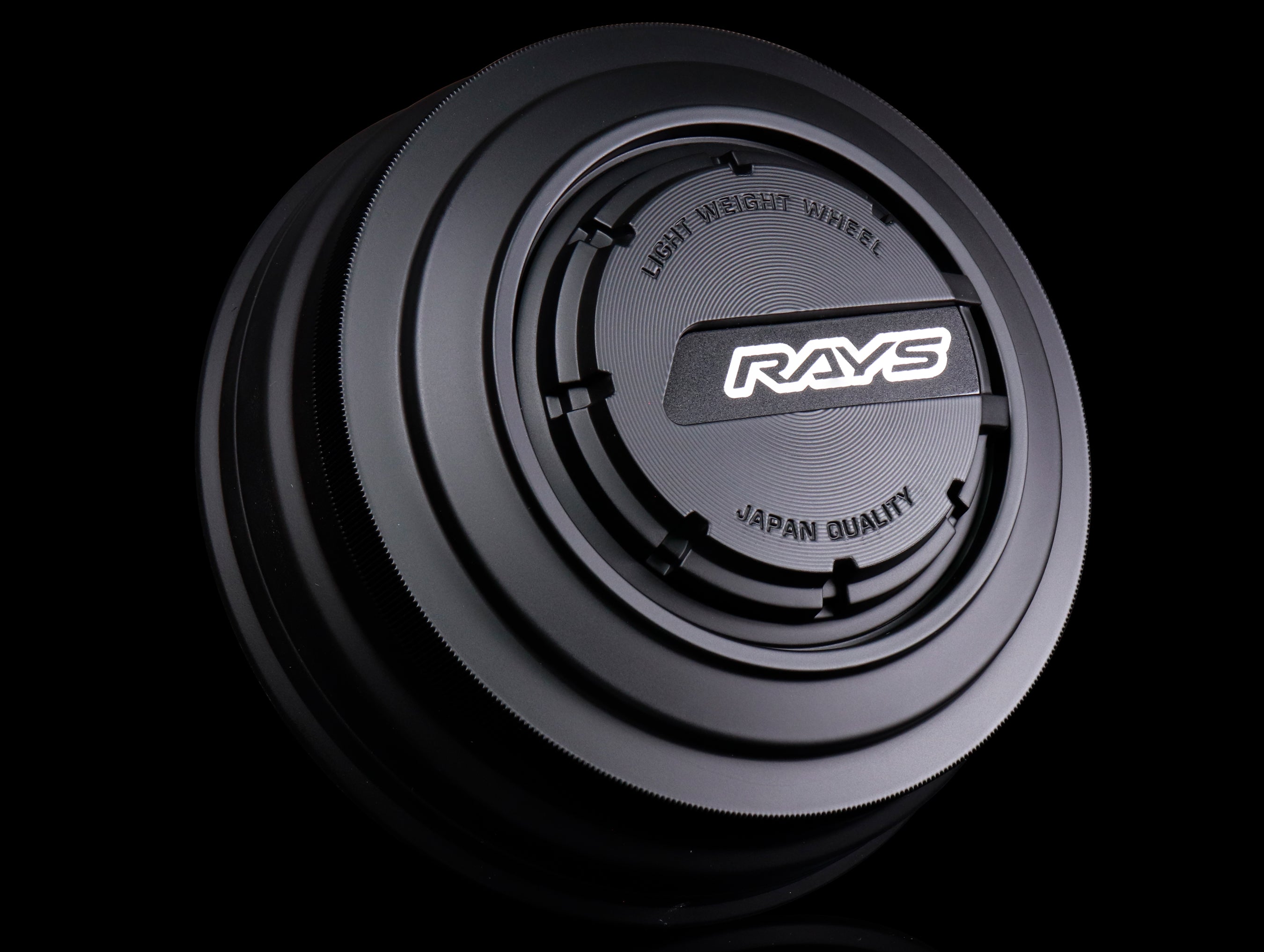 Cap Lps Riser Rays LPS Center Cap - Matte Black / Matte Black - JHPUSA