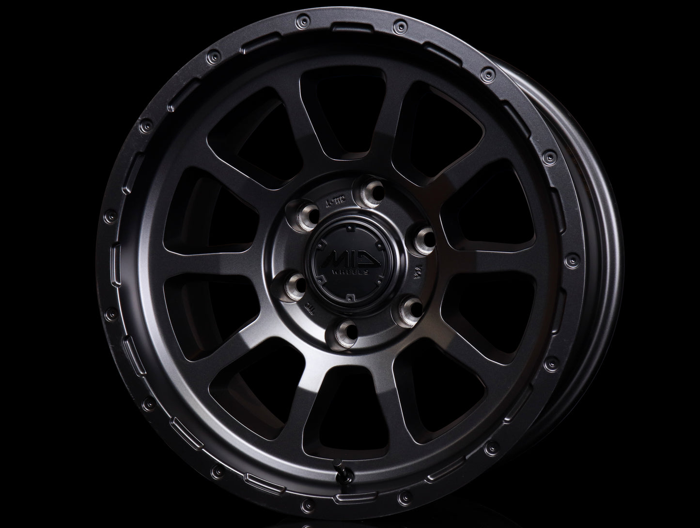 Rays MID M10 Wheels - Semigloss Black / 17x8.5 / 6x139