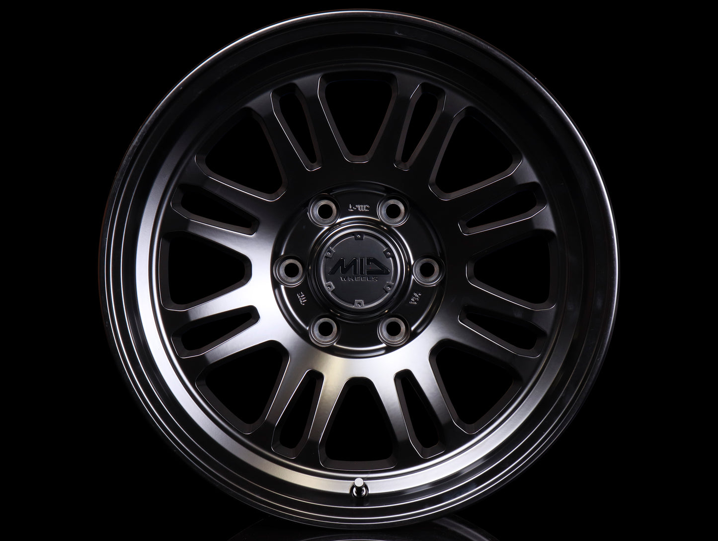 Rays MID M16 Wheels - Semigloss Black / 17x8.5 / 6x139