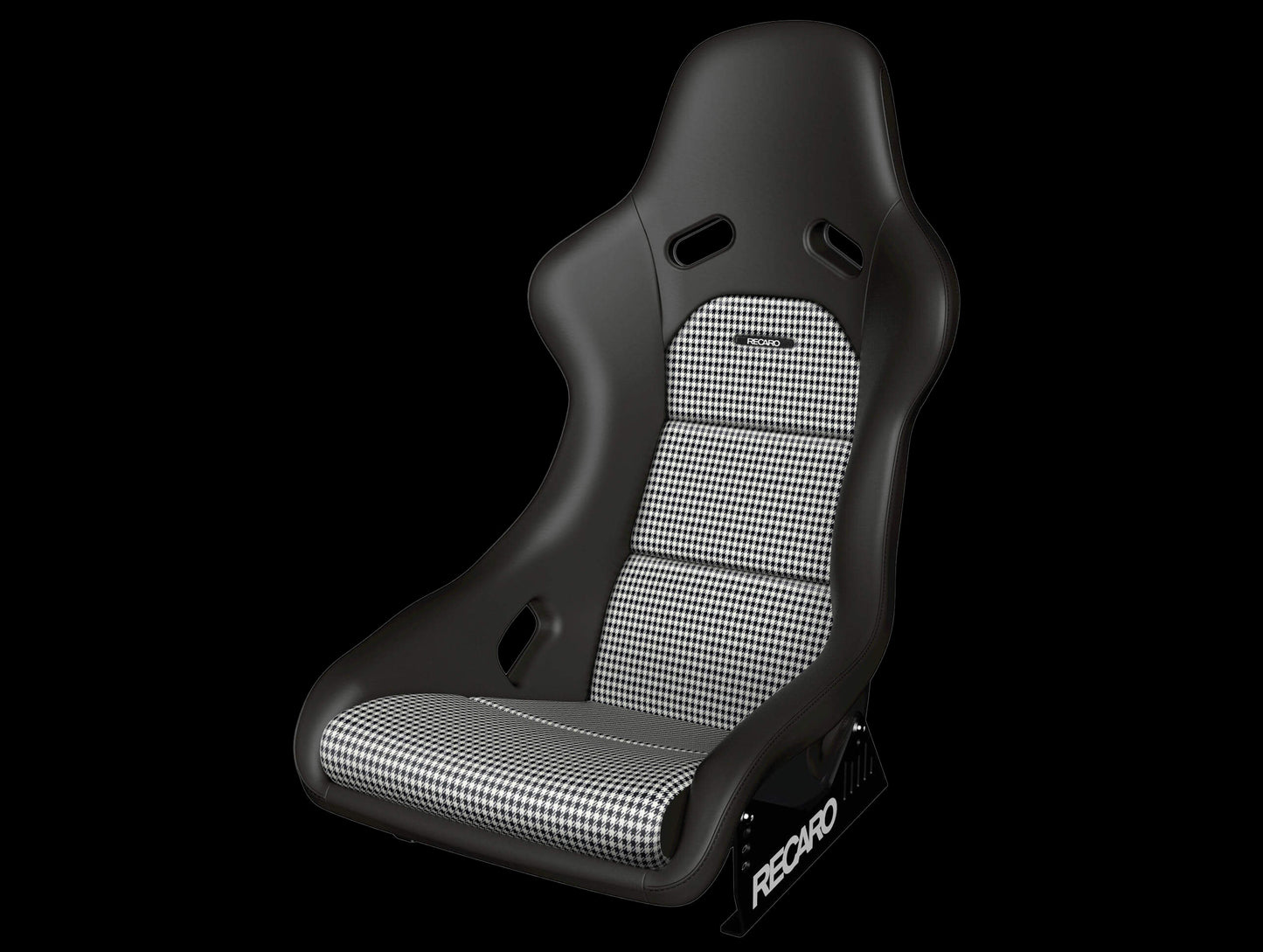 Recaro Classic Pole Position ABE - Leather Black / Pepita