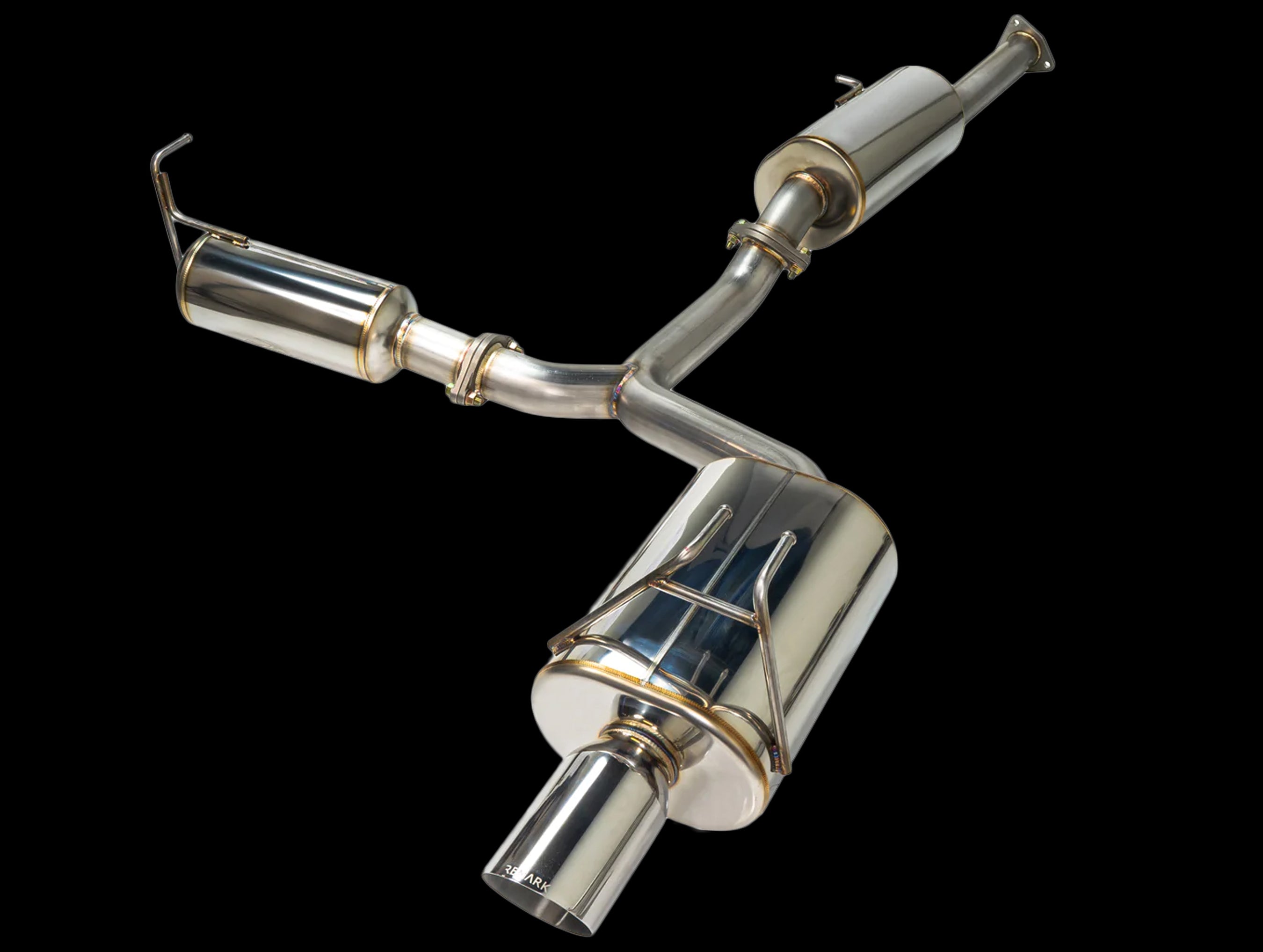 GODSNOW 2.5" Dual Catback Exhaust System For Honda S2000 2000-2009 – 3.5" Tips