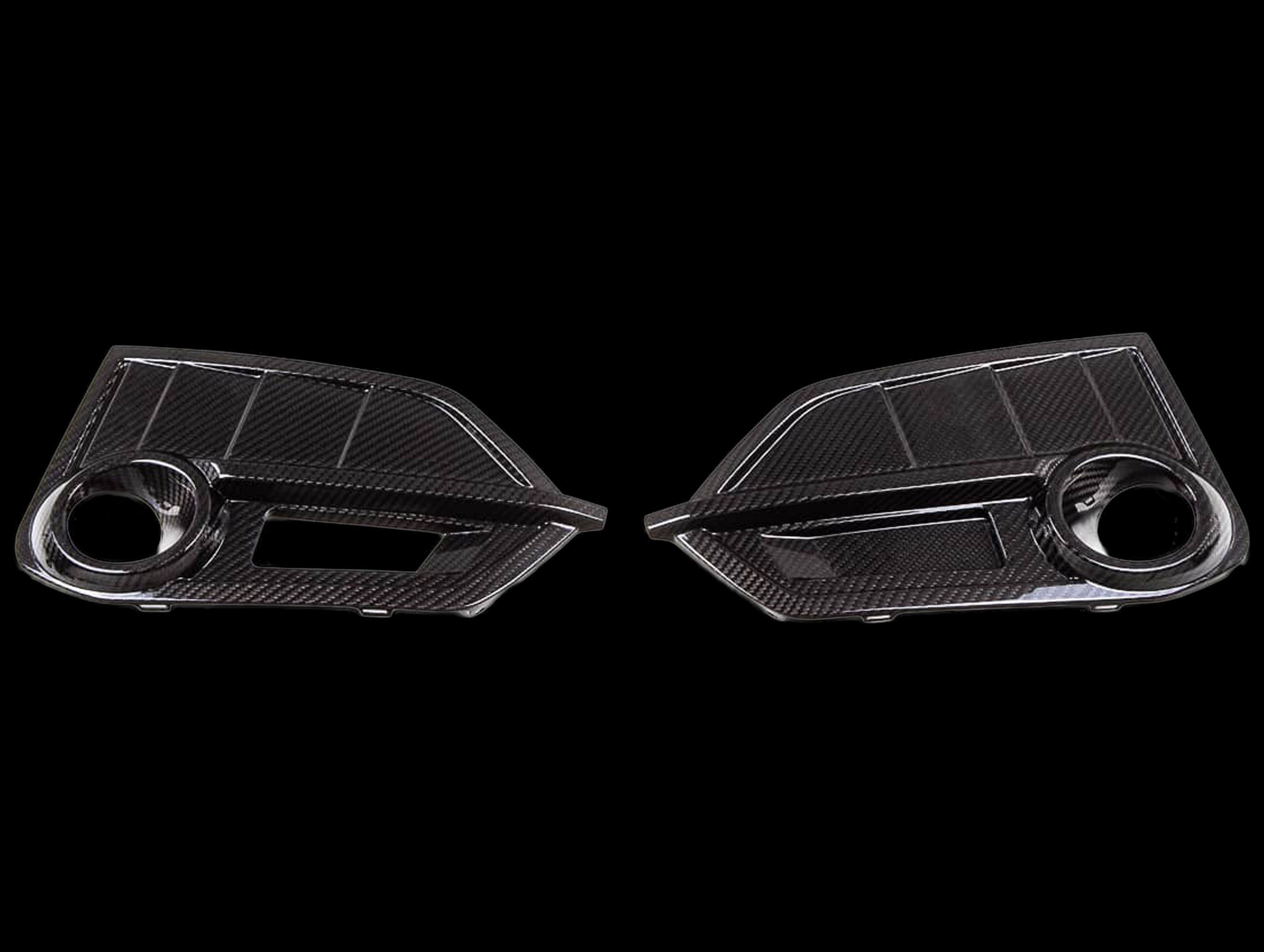 Revel GT Dry Carbon Door Front Fog Light Covers - 17-21 Civic Type