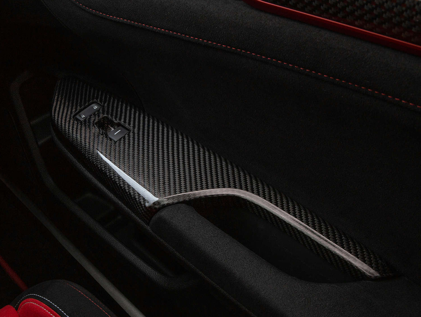 Revel GT Dry Carbon Window Switch Panel - 16-18 Civic