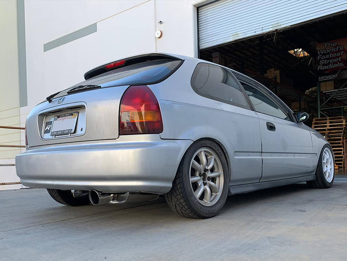 Revel Medallion Touring-S Exhaust - 88-91 Civic/CRX / 92-00 Civic