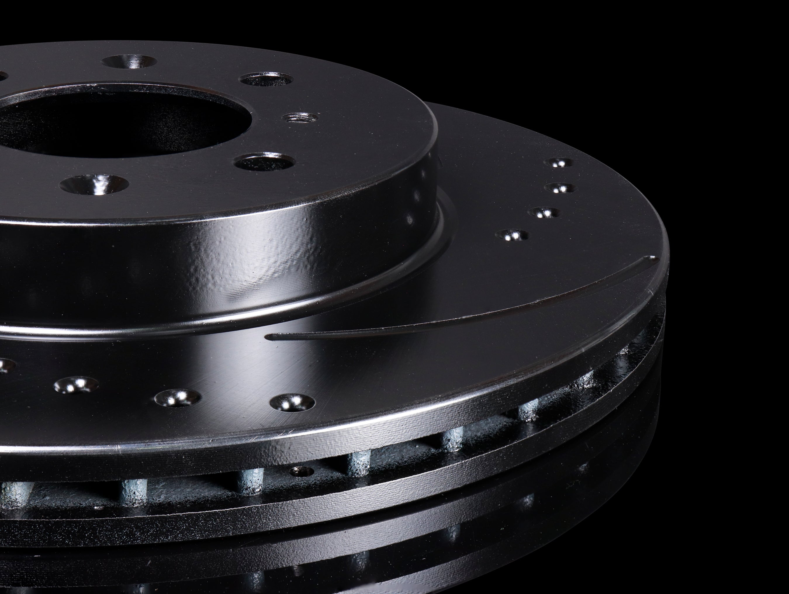 Split Pocket Rotor SP Performance Drilled and Slotted Front Rotors - Honda - JHPUSA