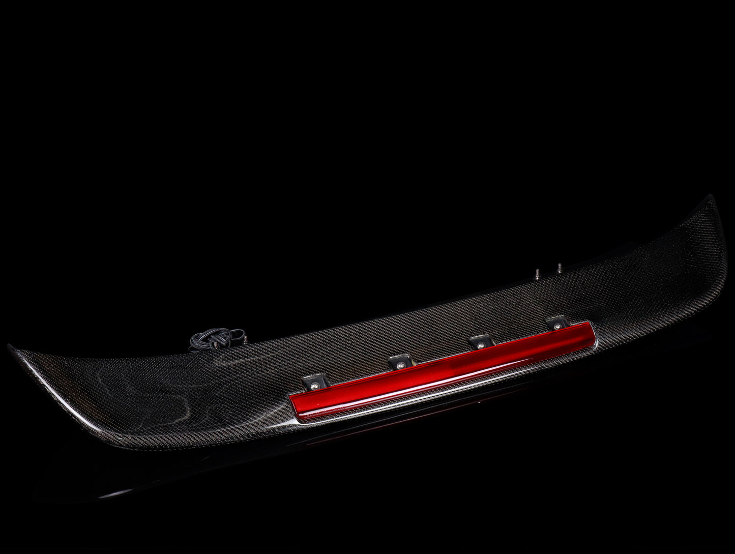 Seibon SP Style Carbon Fiber Rear Spoiler w/ LED Brake Light - 92-95 Civic Hatch