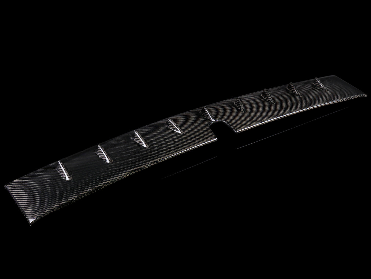 Seibon Carbon Fiber Rear Fin Spoiler - 08-10 Mitsubishi EVO X