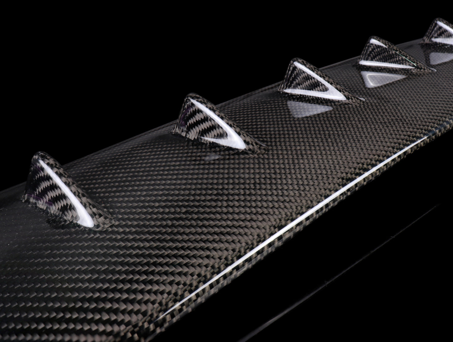 Seibon Carbon Fiber Rear Fin Spoiler - 08-10 Mitsubishi EVO X