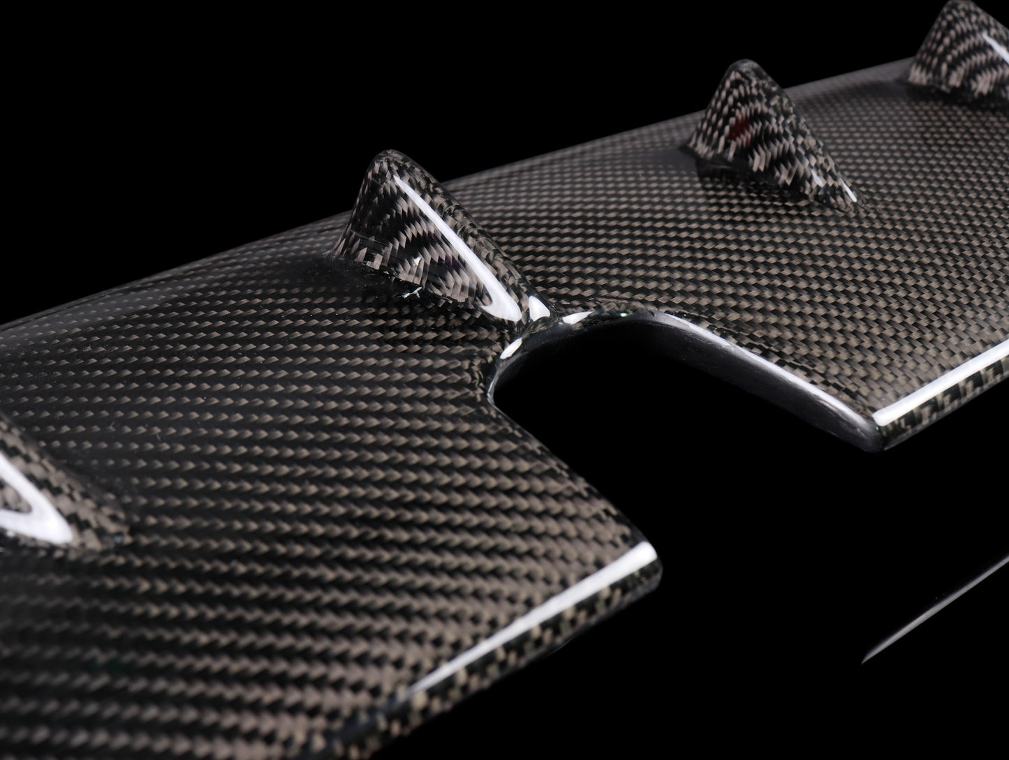 Seibon Carbon Fiber Rear Fin Spoiler - 08-10 Mitsubishi EVO X