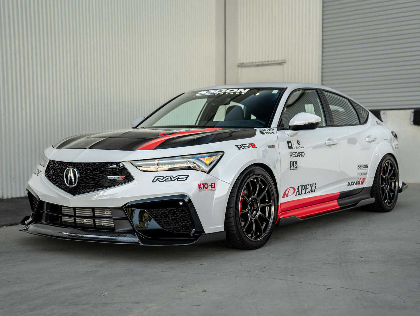 Seibon MB Style Carbon Fiber Front Lip - 24+ Integra Type S (DE5)