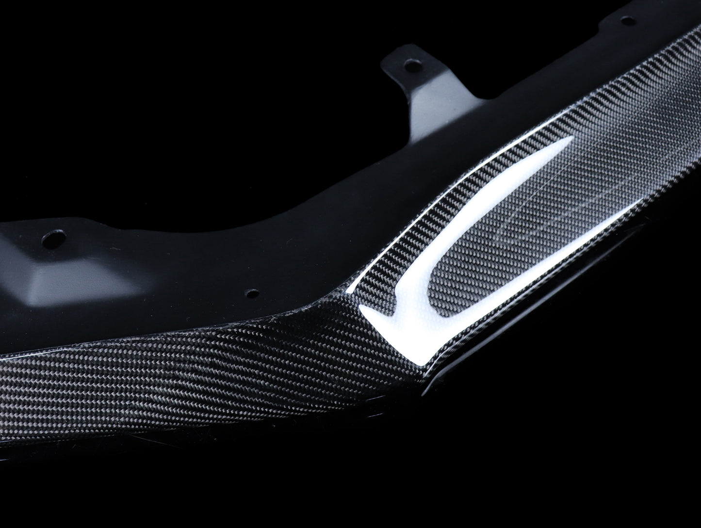 Seibon MB1 Style Carbon Fiber Front Lip - 15-17 Subaru WRX / STi