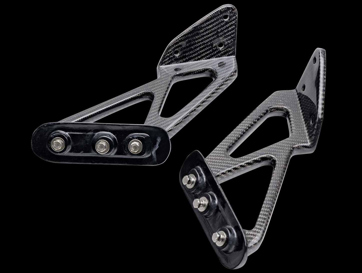 Seibon OEM Style Carbon Fiber Rear Spoiler Mounting Bracket - 2023+ Civic Type-R (FL5)