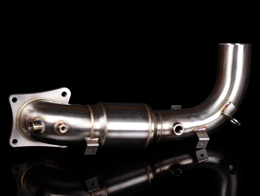 Skunk2 Alpha Downpipe w/ 76mm Cat - 18-21 Civic Type R (FK8)