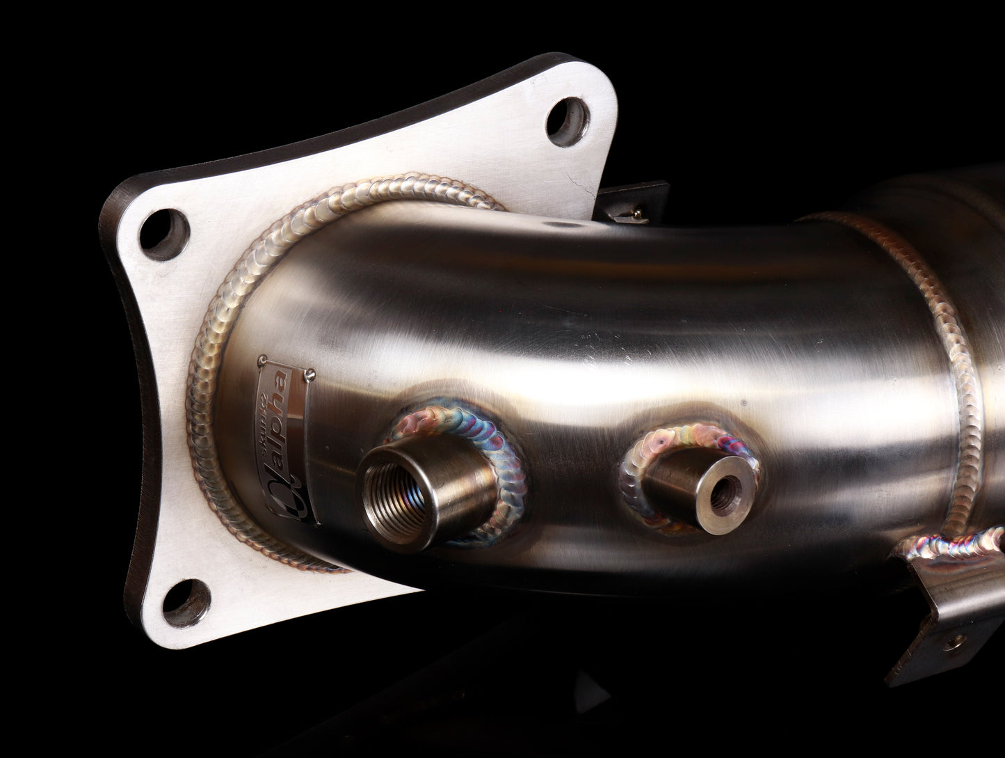 Skunk2 Alpha Downpipe w/ 76mm Cat - 18-21 Civic Type R (FK8)