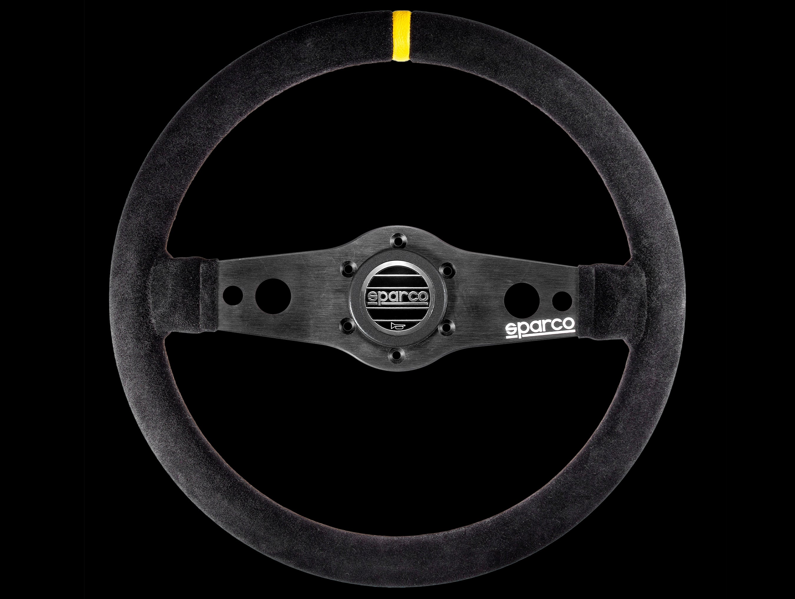 Sparco ステアリングホイール R215 Sparco R 215 Flat 350mm Steering Wheel - JHPUSA
