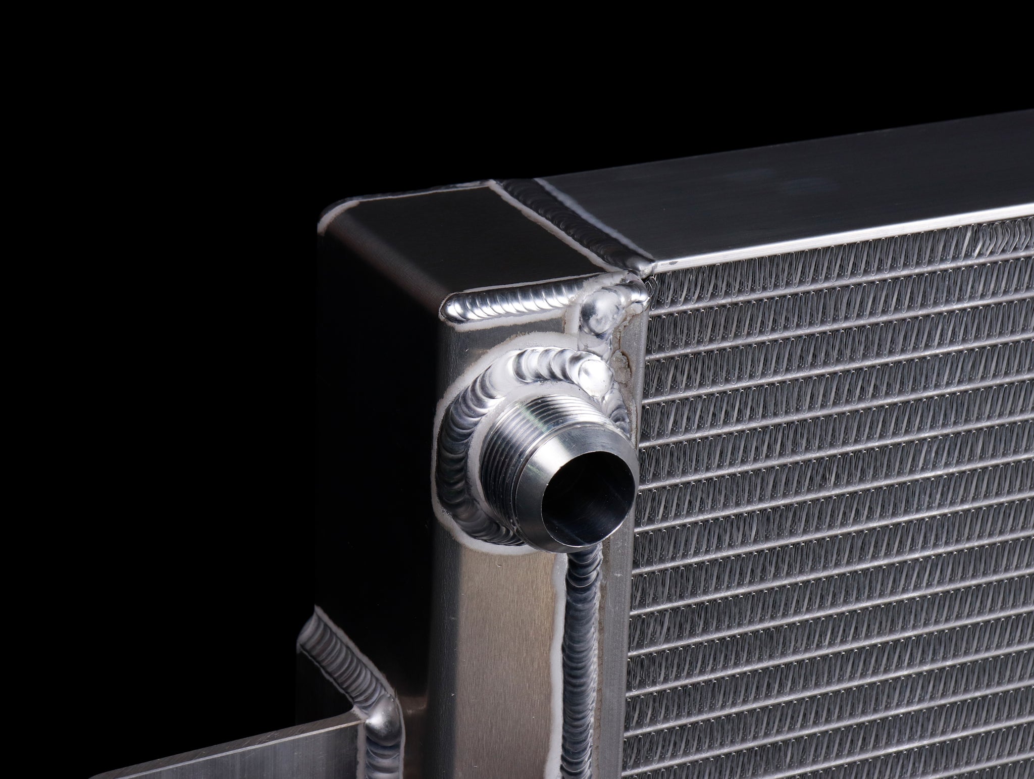 Speedfactory Tucked Radiator B-Series w/-16AN Outlet - JHPUSA