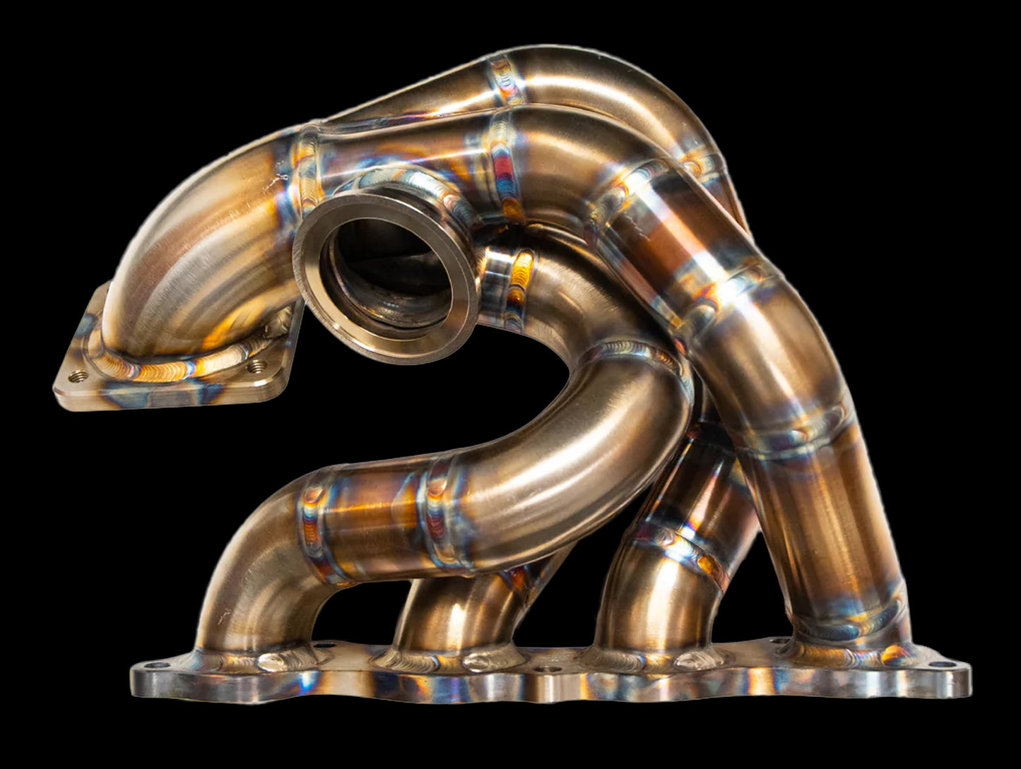 SpeedFactory Top Mount Turbo Manifold w/ T4 Open, Single 60mm Wastegate Flange - K-Series Swap EG / EK / DC