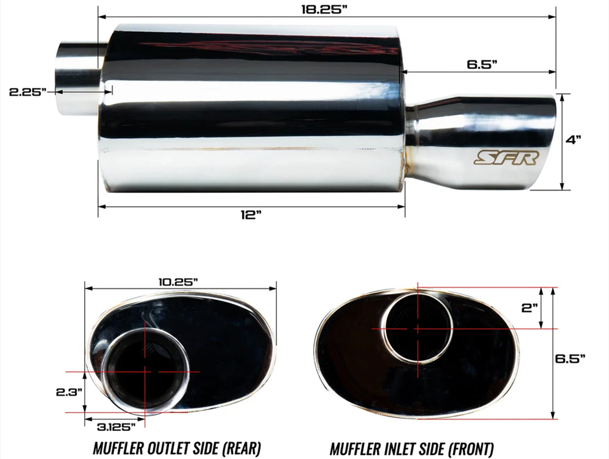 SpeedFactory Racing Street Spec Muffler