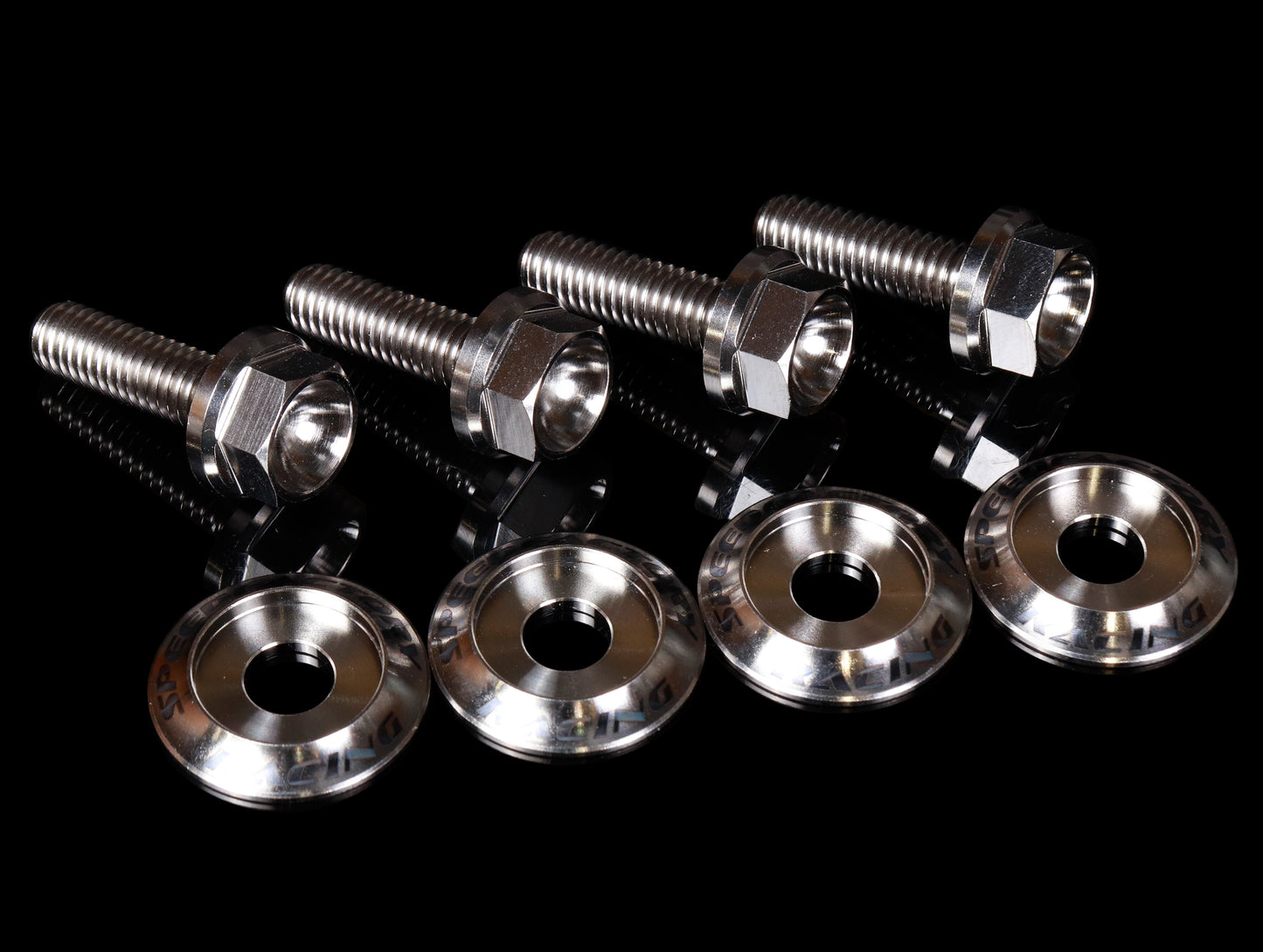 SpeedFactory Racing Titanium Headlight / Hood Hinge Hardware Kit
