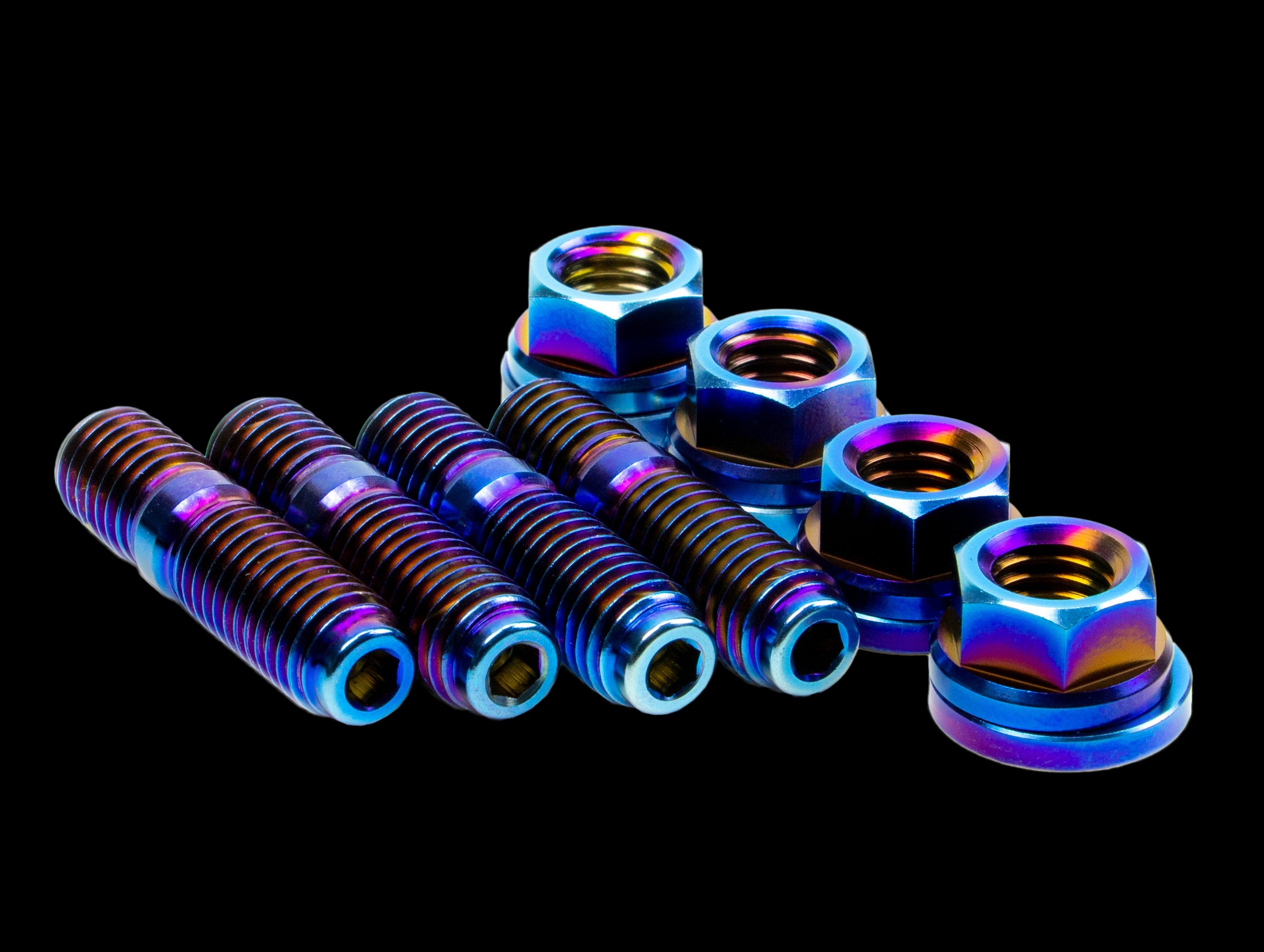 SpeedFactory Titanium Turbo To Manifold Stud Kit – 4pc - JHPUSA