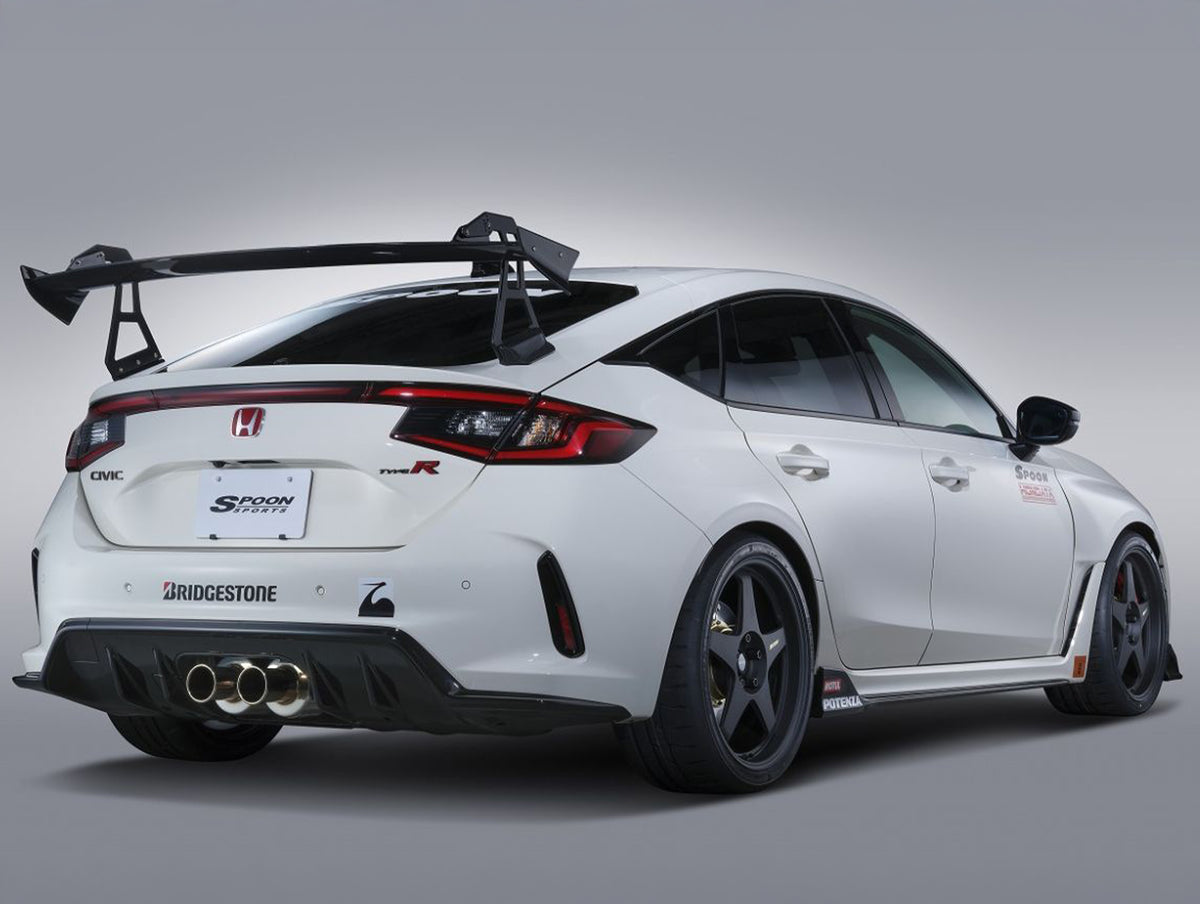 Evo Type R Spoon Spoon Sports Crane Neck Carbon Wing - 23+ Civic Type R (FL5) - JHPUSA