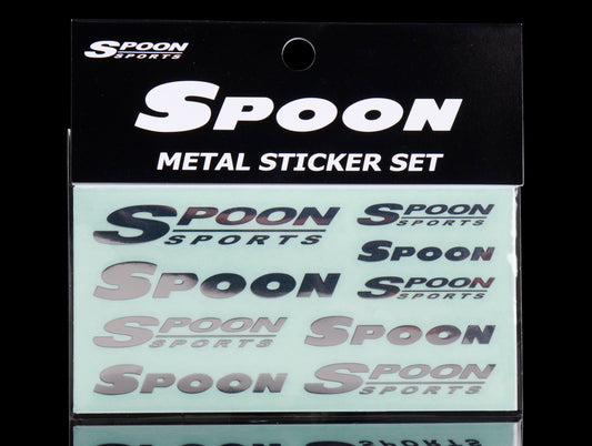 Spoon Metal Sticker Set