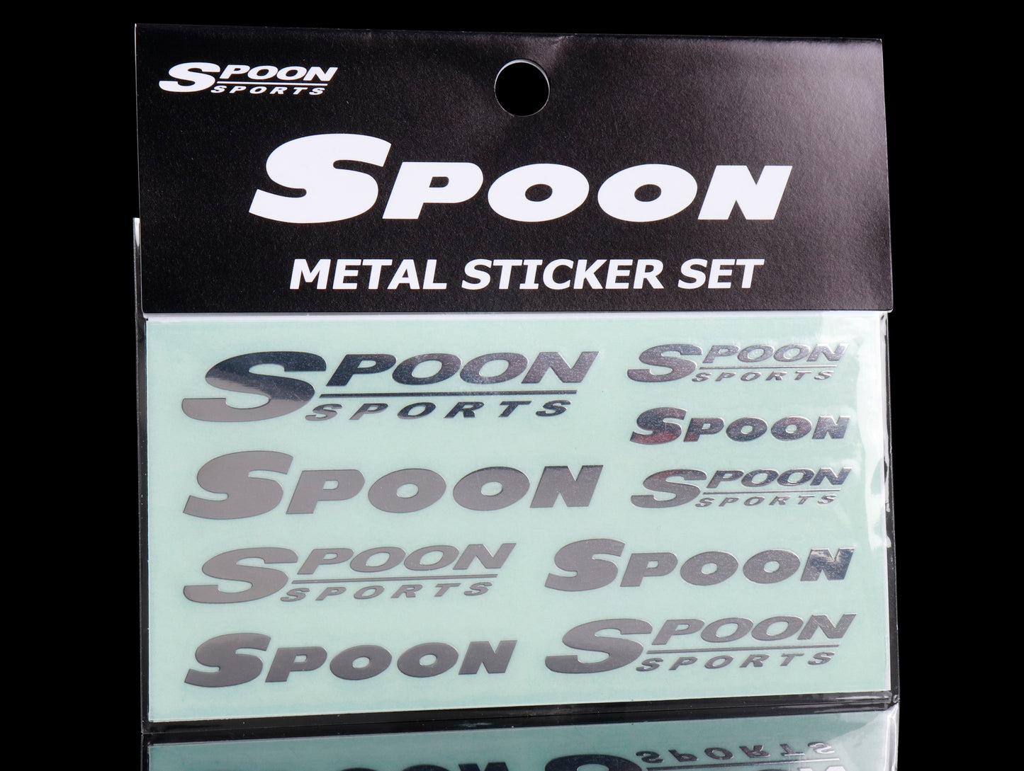 Spoon Metal Sticker Set