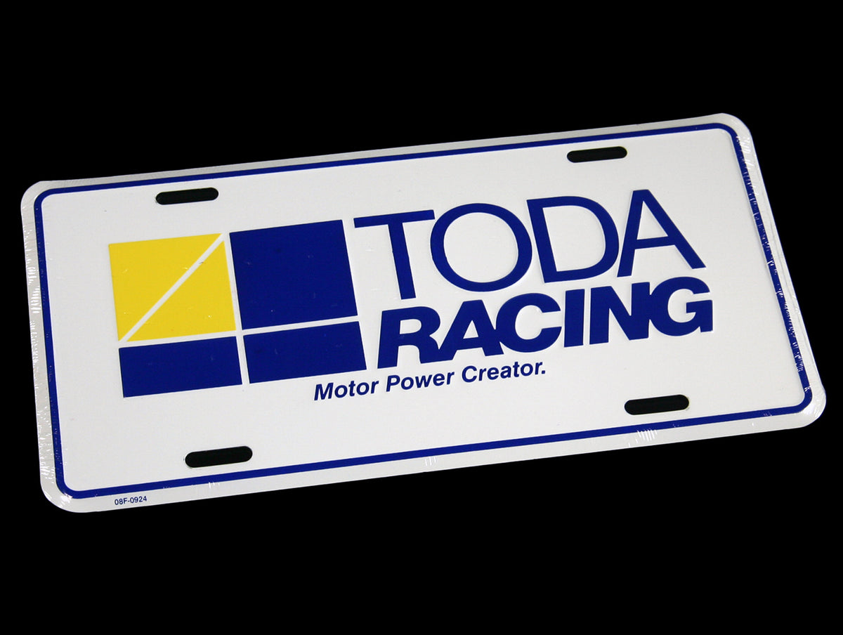 Toda Racing License Plate