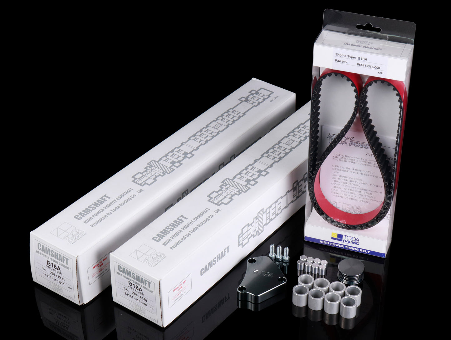 Toda VTEC Killer Camshafts + Hardware Kit + Timing Belt - B Series VTEC