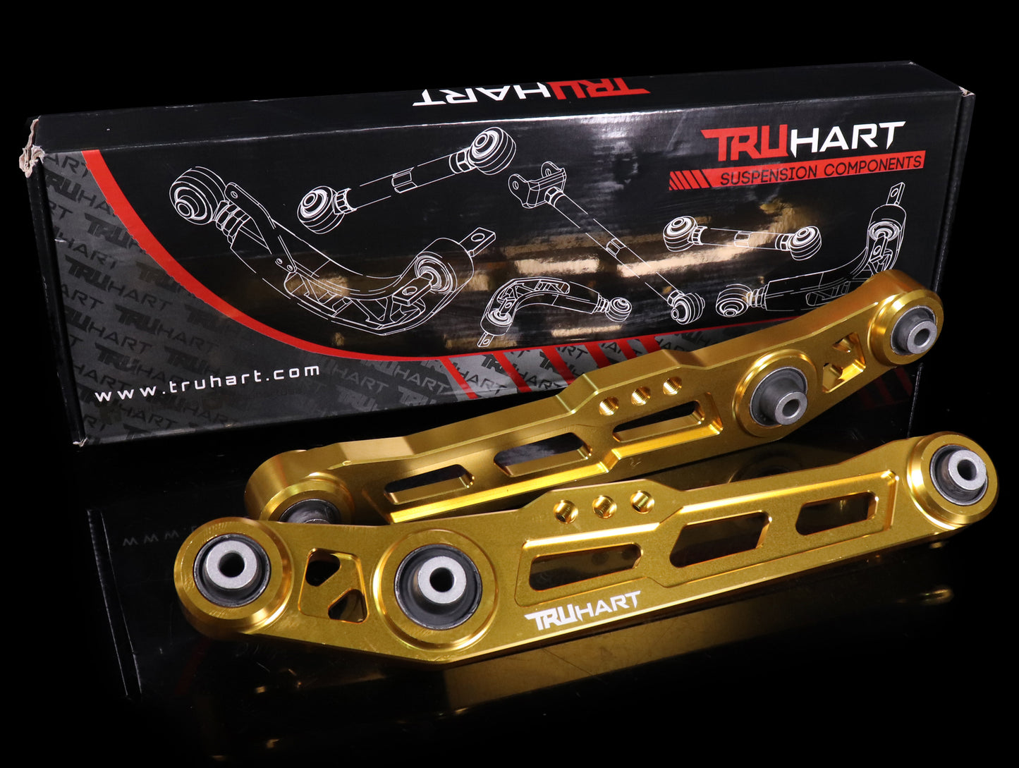 TruHart Rear Lower Control Arms - 88-95 Civic / 90-01 Integra
