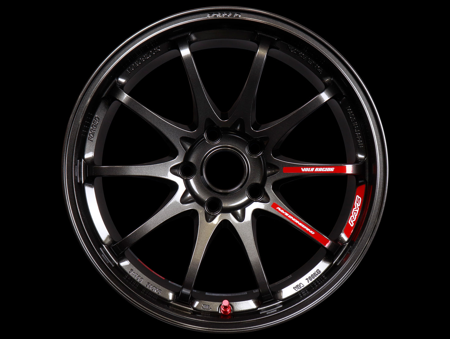 Volk Racing CE28CR II Black Edition Wheels - Diamond Dark Gunmetal 18x9.5 / 5x114 / +35