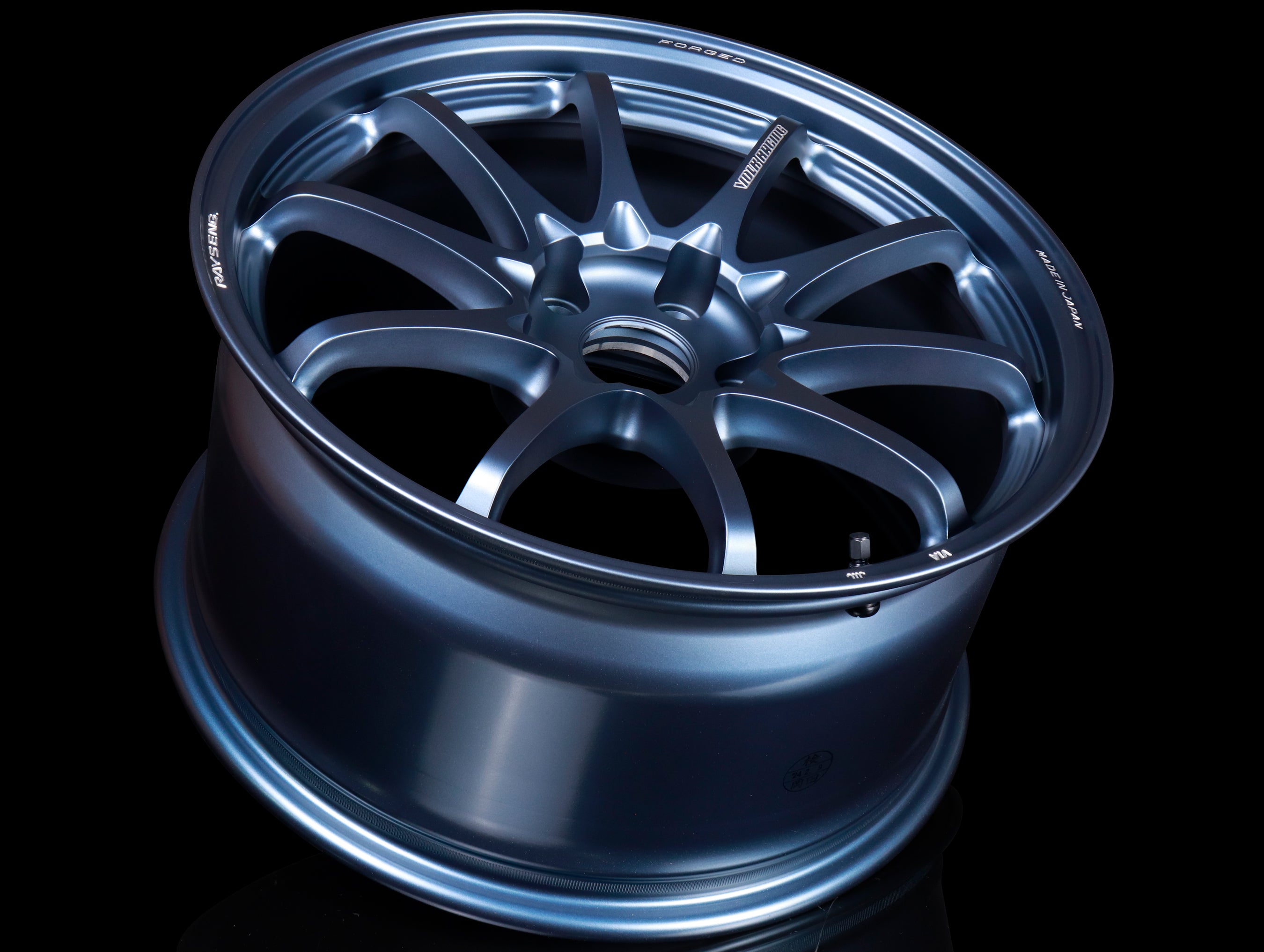 Volk Racing CE28N Plus Wheels - Matte Blue Gunmetal - 18x9.5 / +38