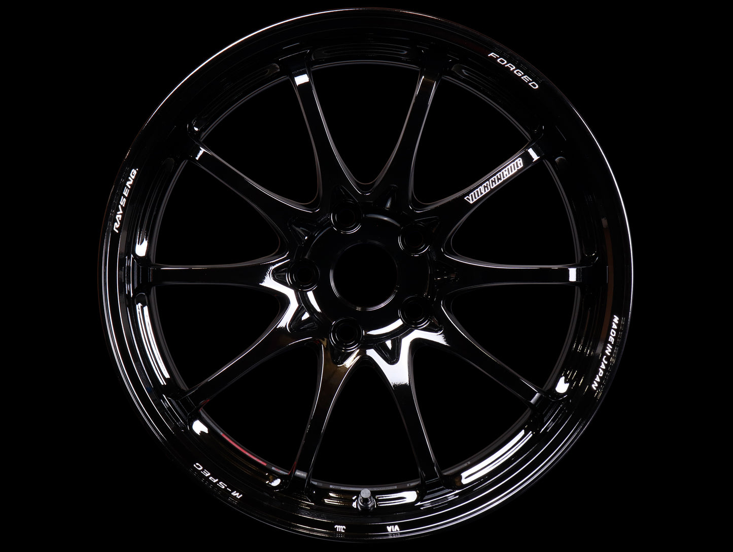 Volk Racing CE28N Plus M-Spec Wheels - Gloss Black - 18x9.5 / 5x120 / +38