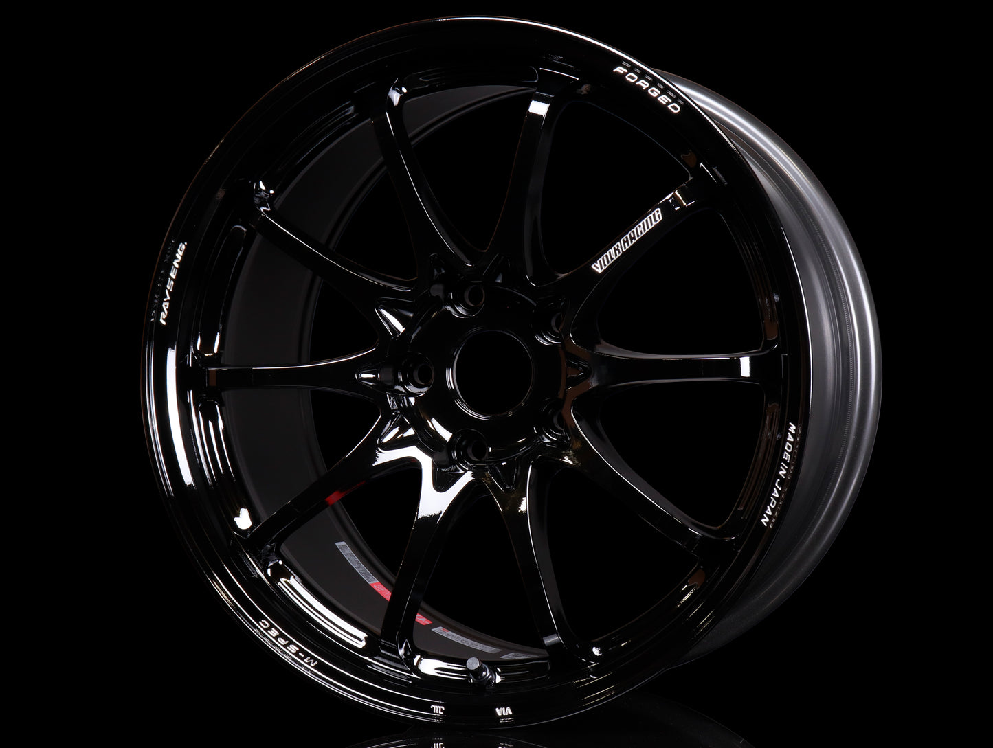 Volk Racing CE28N Plus M-Spec Wheels - Gloss Black - 18x9.5 / 5x120 / +38
