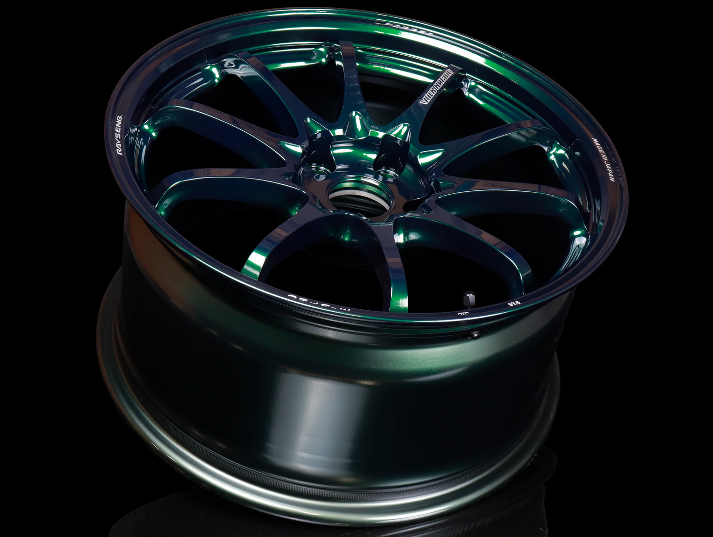 Volk Racing CE28N Plus M-Spec Wheels - Racing Green - 18x9.5 / 5x120 / +38