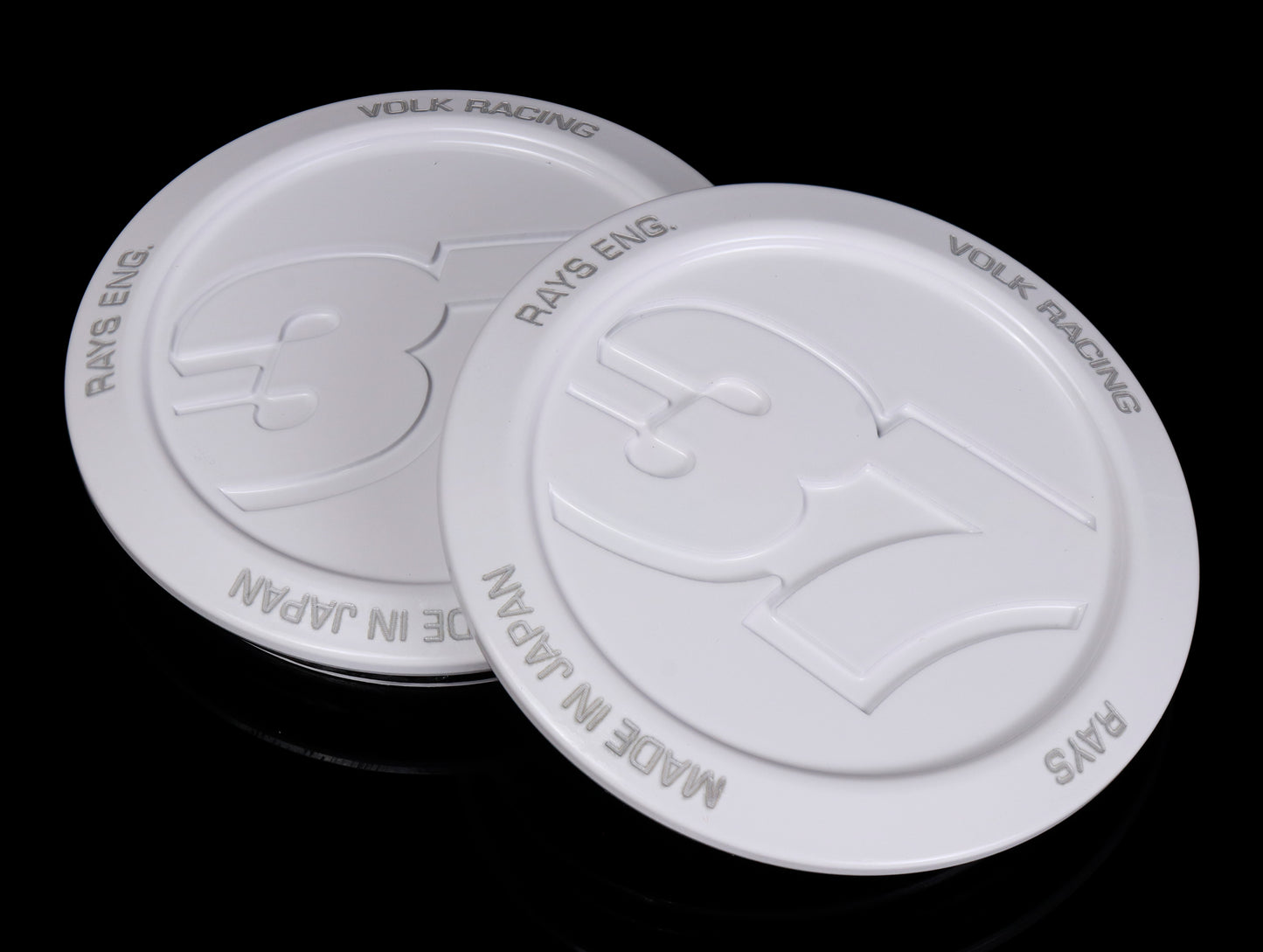 Volk Racing Center Cap Model 37 - White