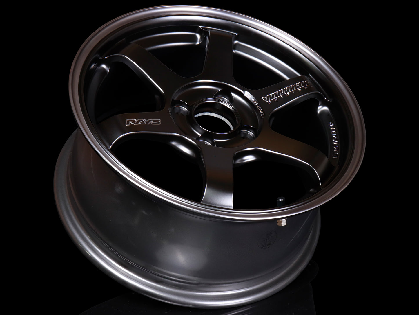Volk Racing TE37 Sonic Black Shadow Wheels - 15x7 / 4x100 / +35