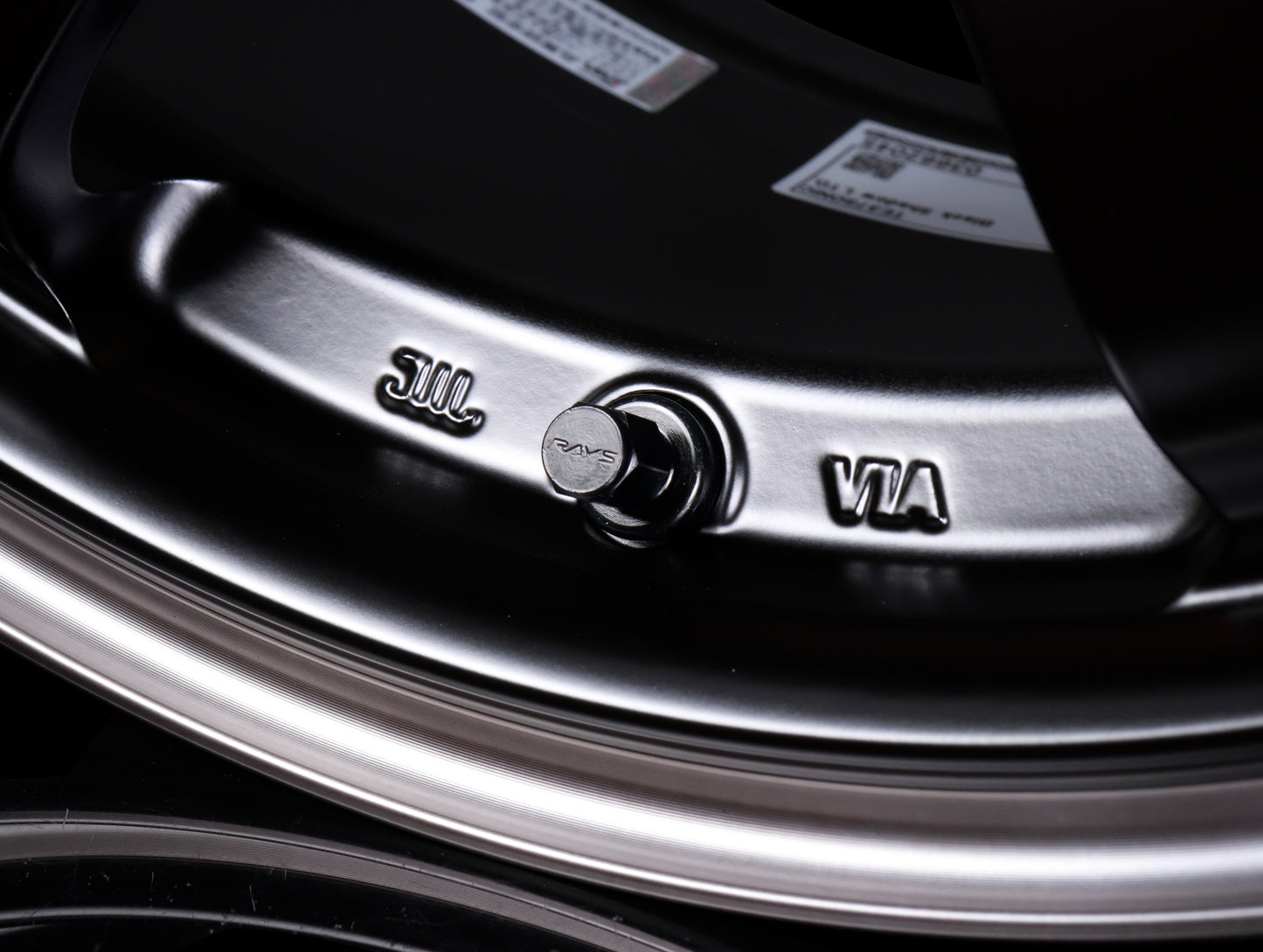 Volk Racing TE37 Sonic Black Shadow Wheels - 15x7 / 4x100 / +35