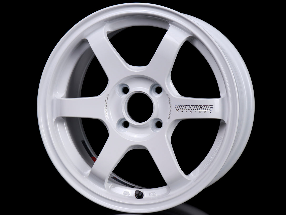 Dash Vip Rims Volk Racing TE37 Sonic Wheels - Dash White 15x7 / 4x100 / +35 - JHPUSA