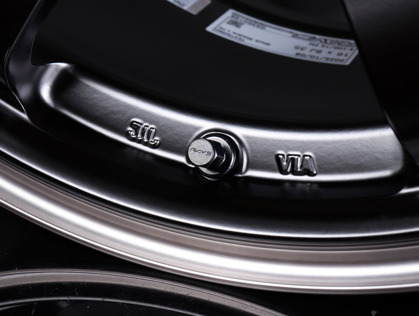 Volk Racing TE37 Sonic Black Shadow Wheels - 16x8 / 4x100 / +35