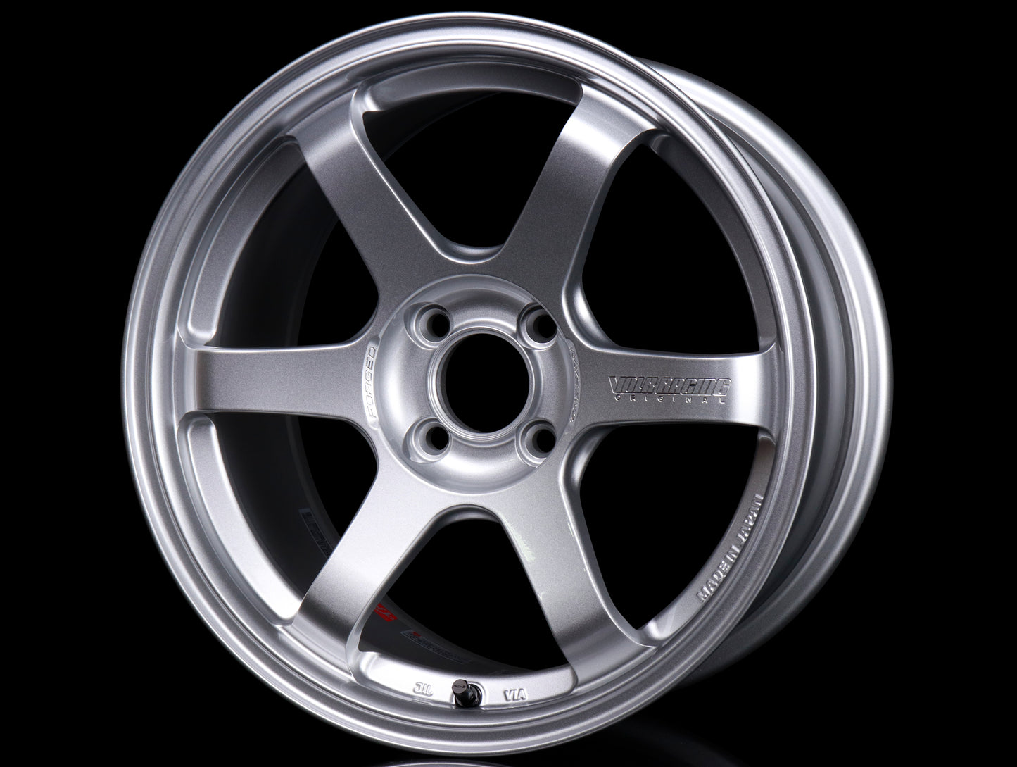 Volk Racing TE37 Sonic Wheels - Diamond Silver 16x8 / 4x100 / +35