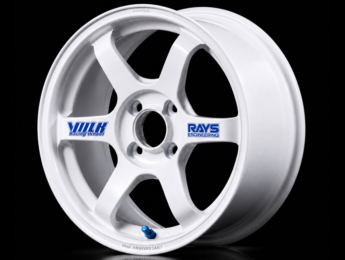 Volk Racing TE37 Sonic 30th Anniversary Wheels - White 16x8 / 4x100