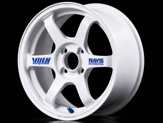 Volk Racing TE37 Sonic 30th Anniversary Wheels - White 16x8 / 4x100
