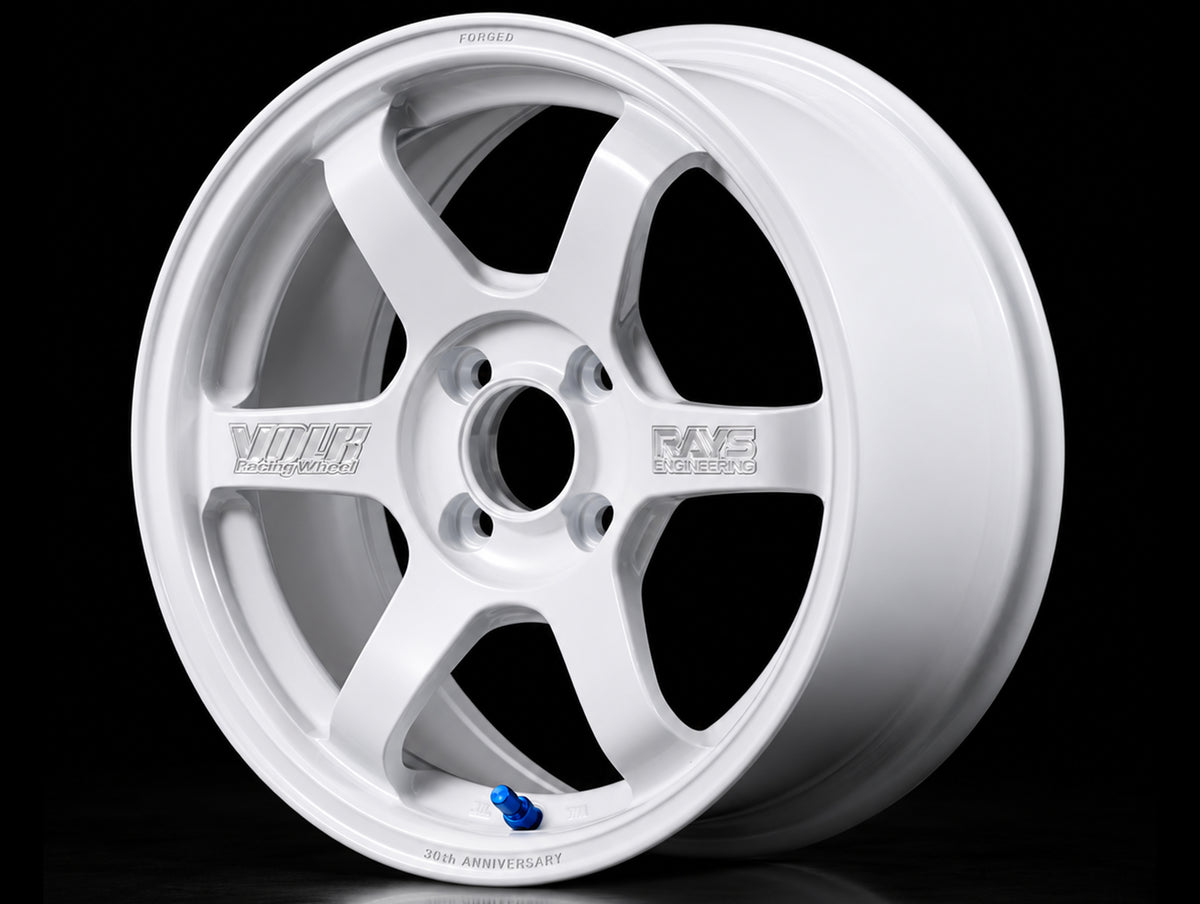 Volk Racing TE37 Sonic 30th Anniversary Wheels - White 16x8 / 4x100