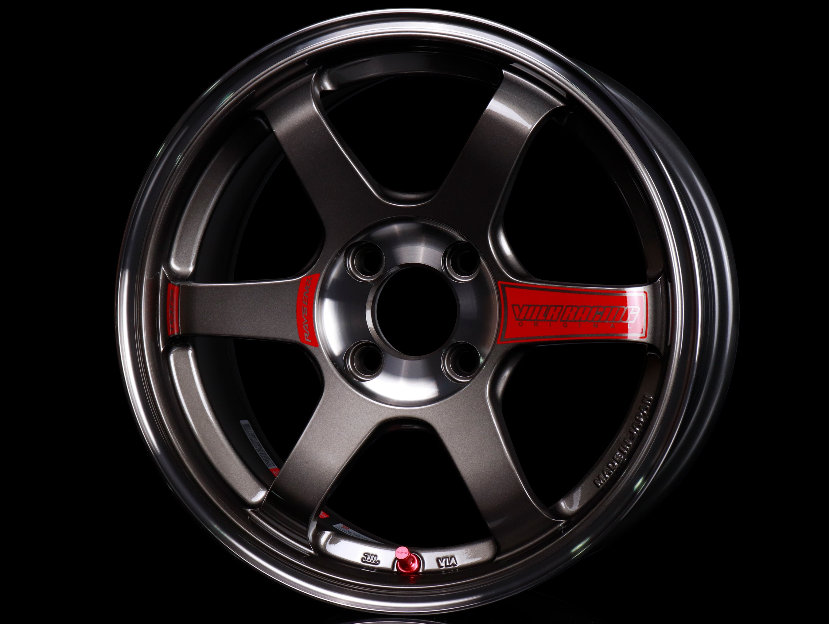 Volk Racing TE37 Sonic SL Wheels - Pressed Graphite 15x7 / 4x100 / +34