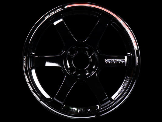 Volk Racing TE37 Sonic Time Attack Edition Wheels - Gloss Black 16x8 / 4x100 / +36