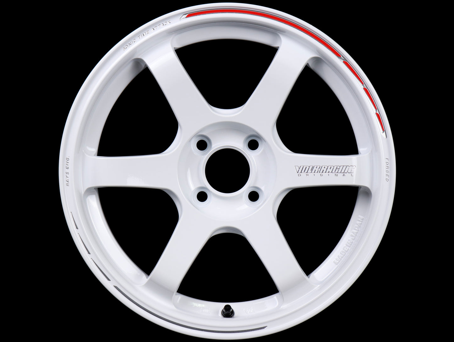 Volk Racing TE37 Sonic Time Attack Edition Wheels - Dash White 16x8 / 4x100 / +36