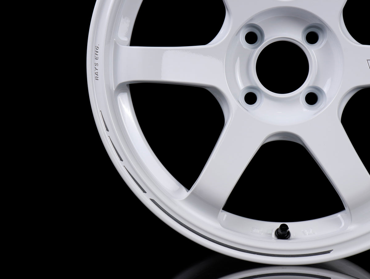 Volk Racing TE37 Sonic Time Attack Edition Wheels - Dash White 16x8 ...