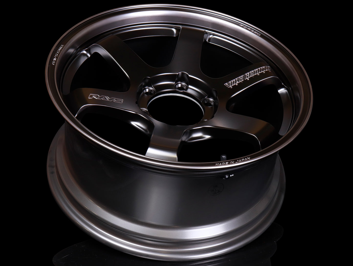 Volk Racing TE37SB Black Shadow Wheels - 18x8.5 / 6x139 / +22