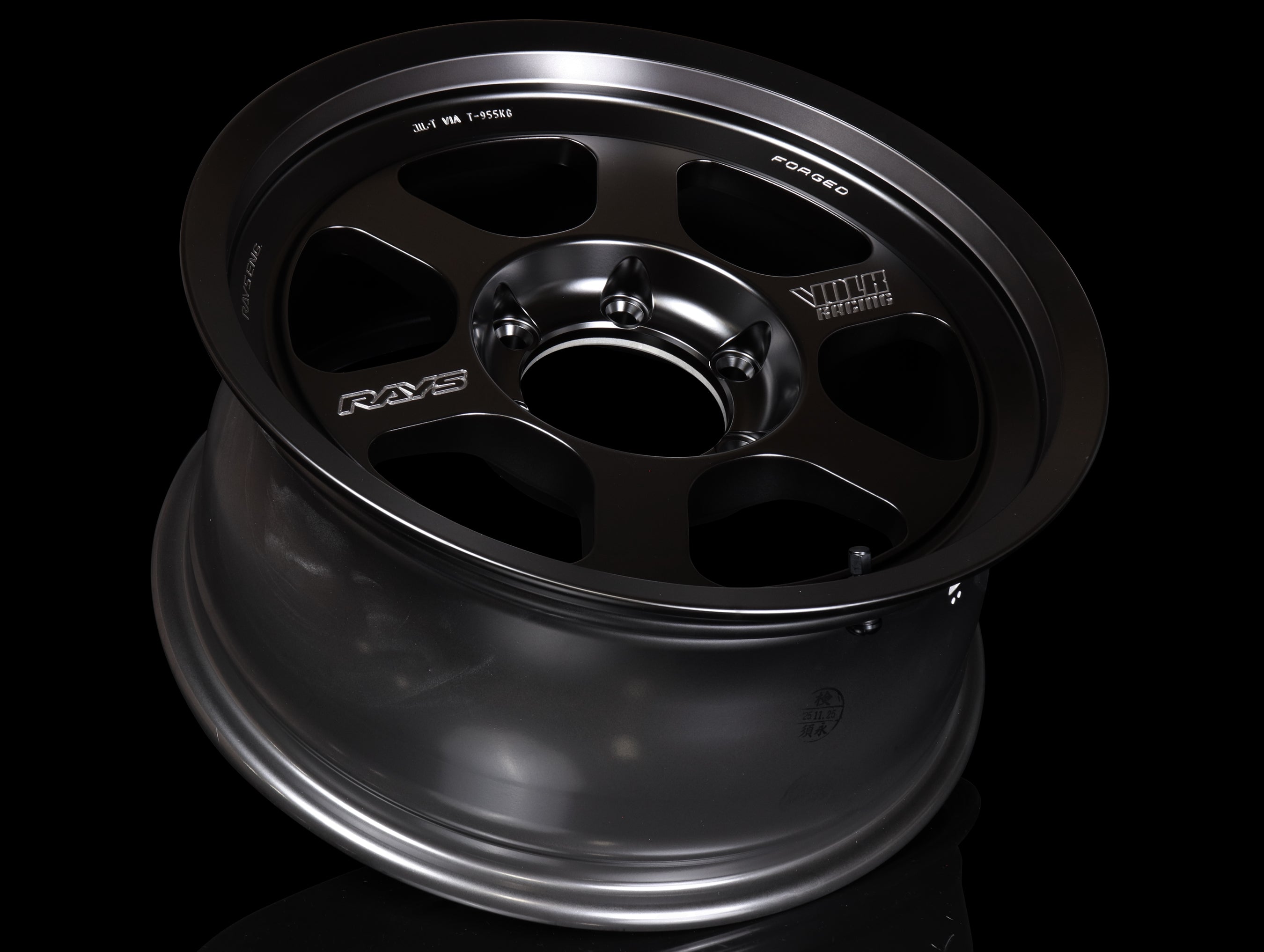 Volk Racing TE37XT Black Shadow Wheels - 17x8 / 6x139 - JHPUSA